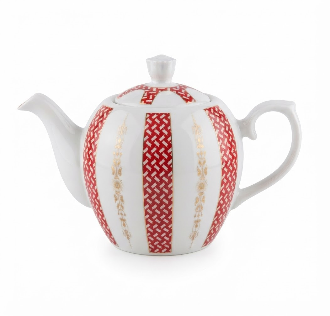 Dəmləmə çaydanı, 500 ml, keramika, ağ