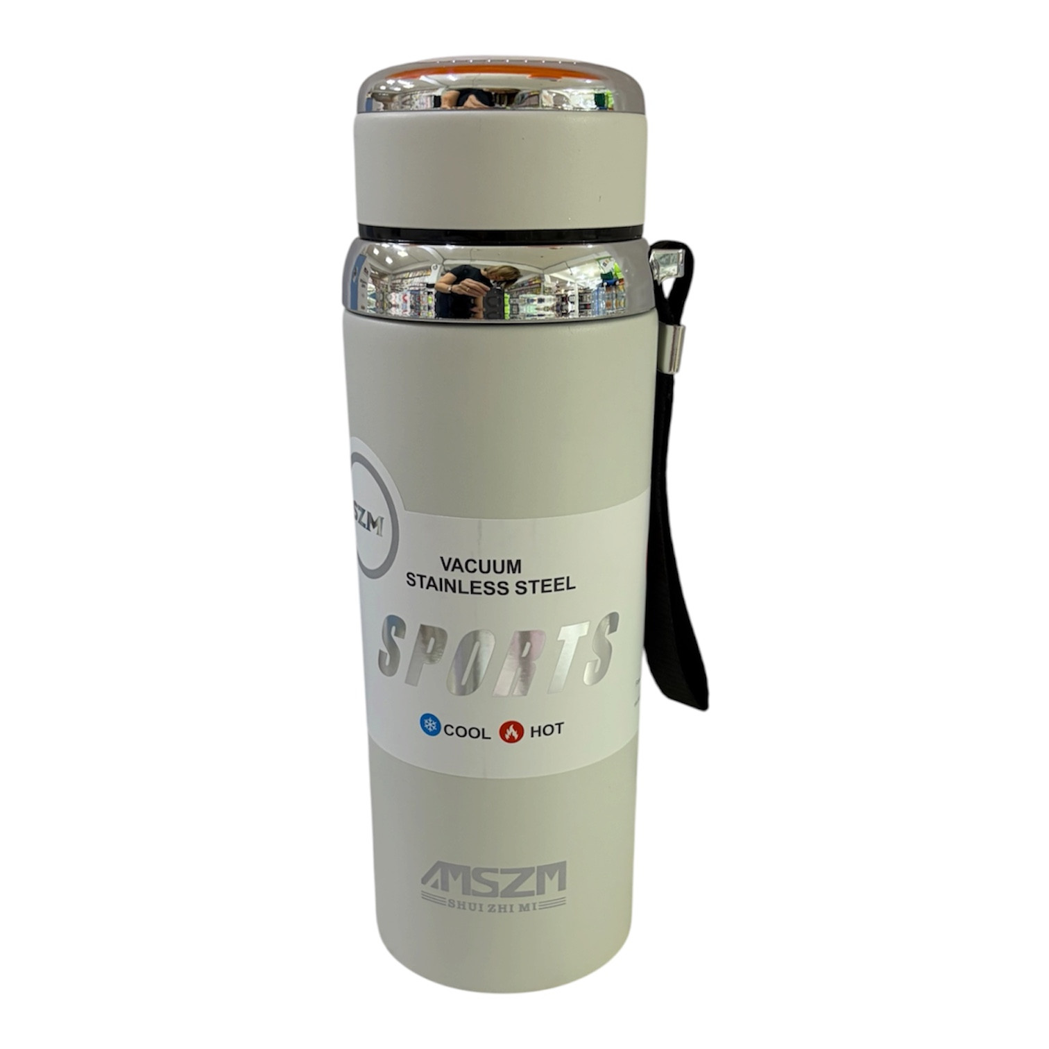 Termos, 1000 ml, paslanmayan polad, açıq yaşıl