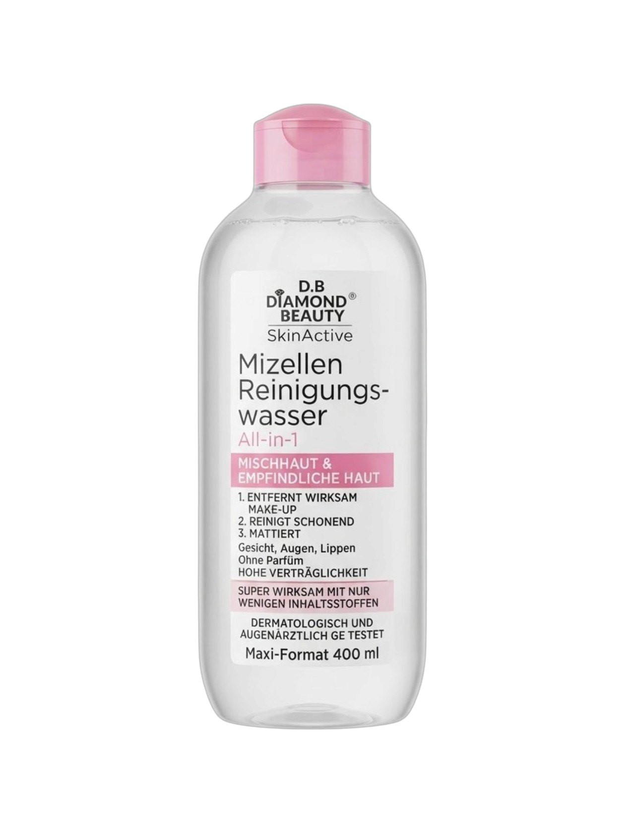 Makiyaj suyu Diamond Beauty SkinActive All-in-1, 400 ml