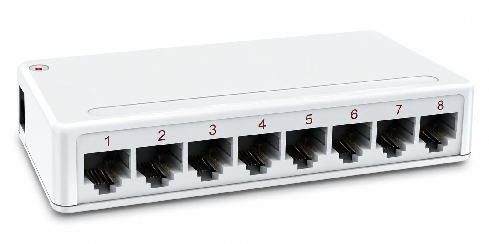 Kommutator Avitel AViTEL 8-port 100 Mbps Ethernet 1.6 Gb/s 8 port idarəsiz