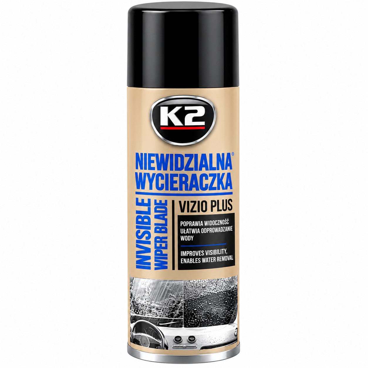 Antiyağış K2 VİZİO PLUS, 200 ml, Su itələyici