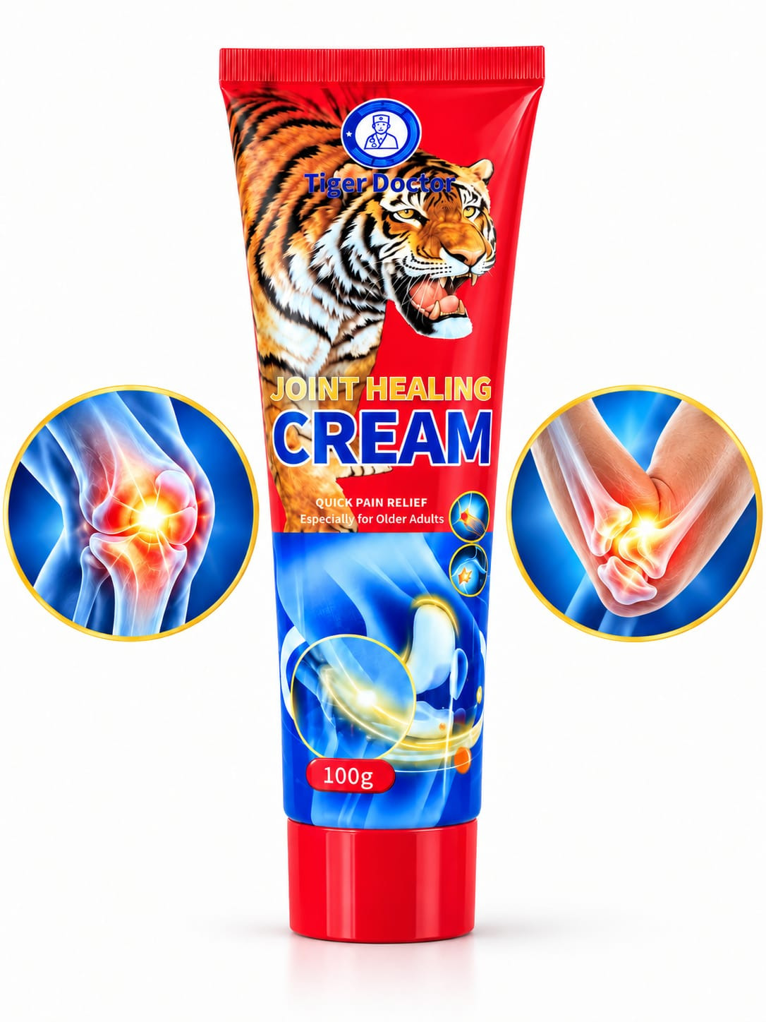 Krem ağrıkəsici oynaq ağrıları üçün Tiger Doctor 100 q