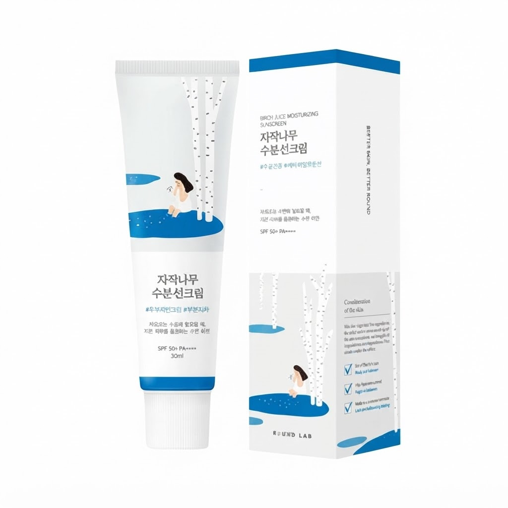 Günəşdən qorunma vasitəsi No brand, Krem, Round Lab Birch Juice Moisturizing, SPF 50+, 50 ml
