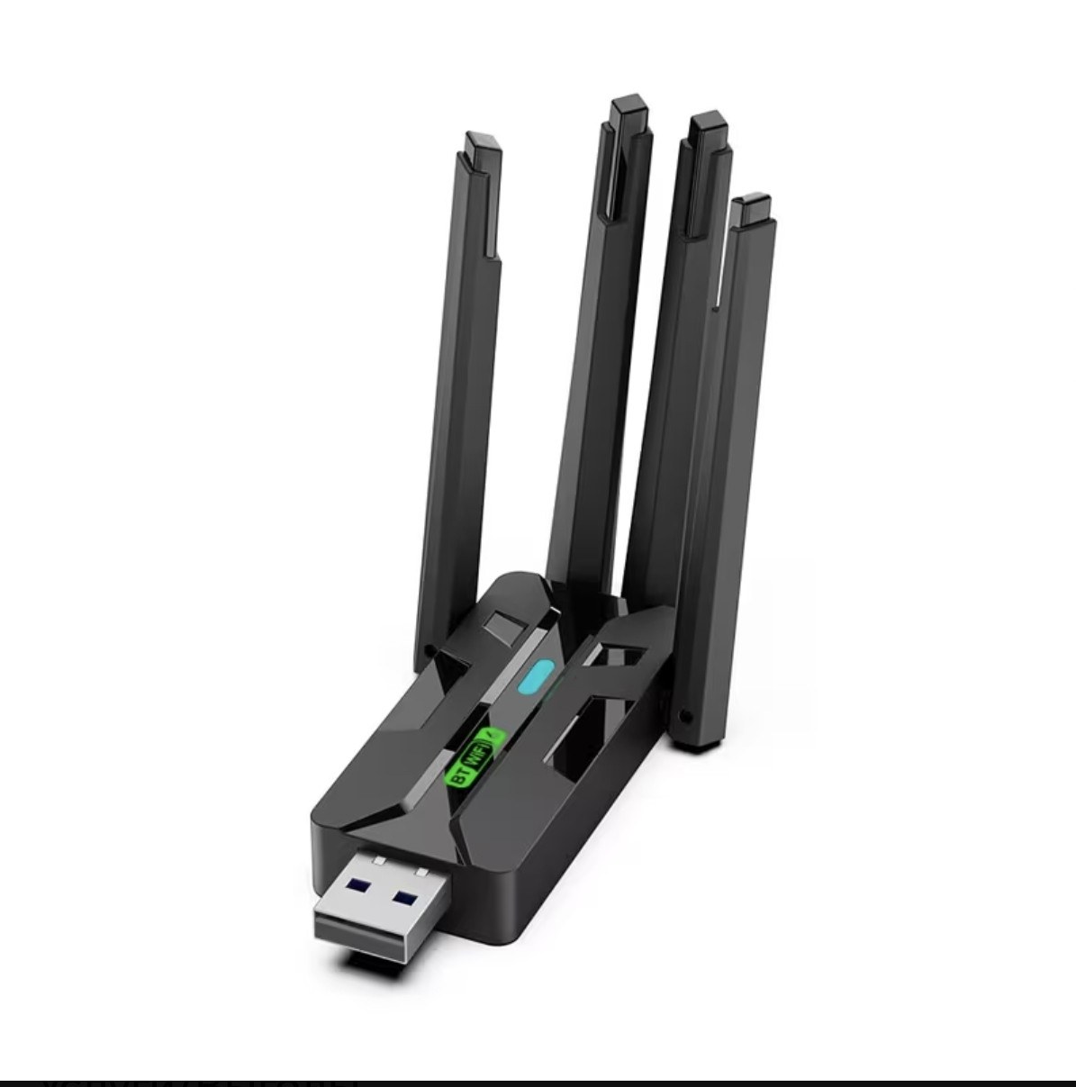 Wi-Fi adapter, 900 Mbit/san, İki zolaqlı, 4 əd, Qara