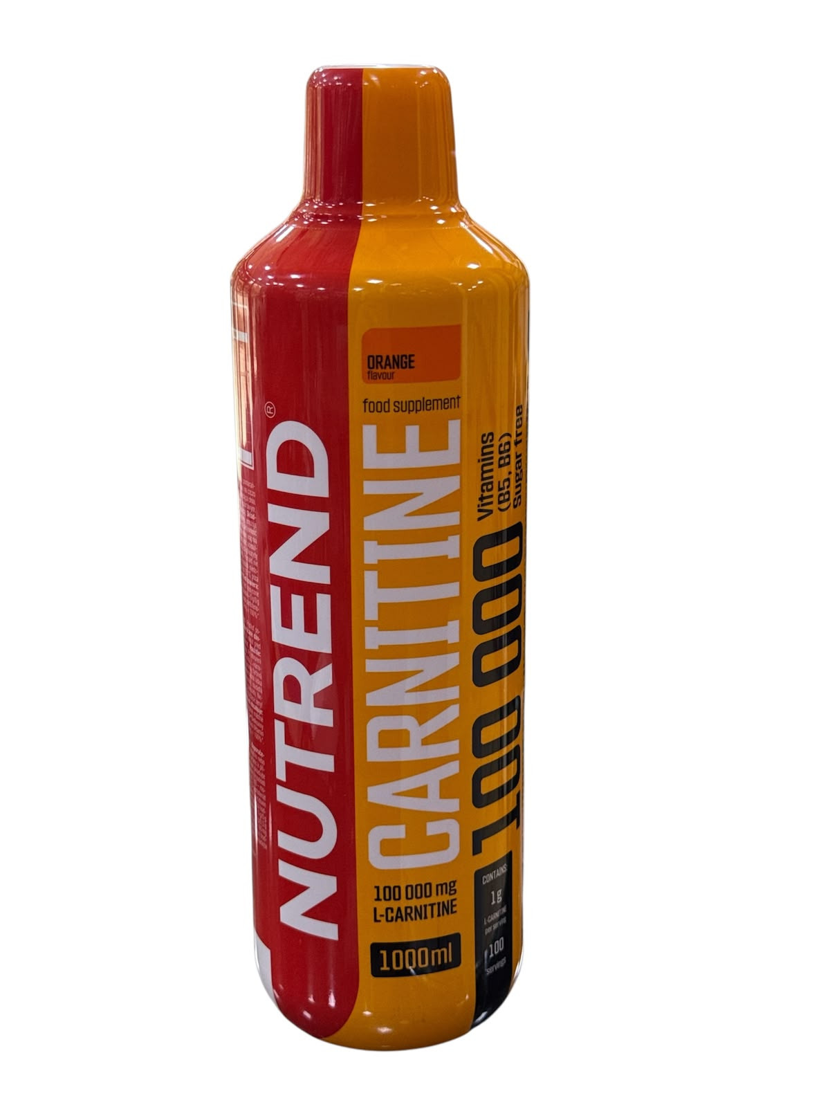 L-karnitin Nutrend Carnitine 100 000 Orange, 1000 ml
