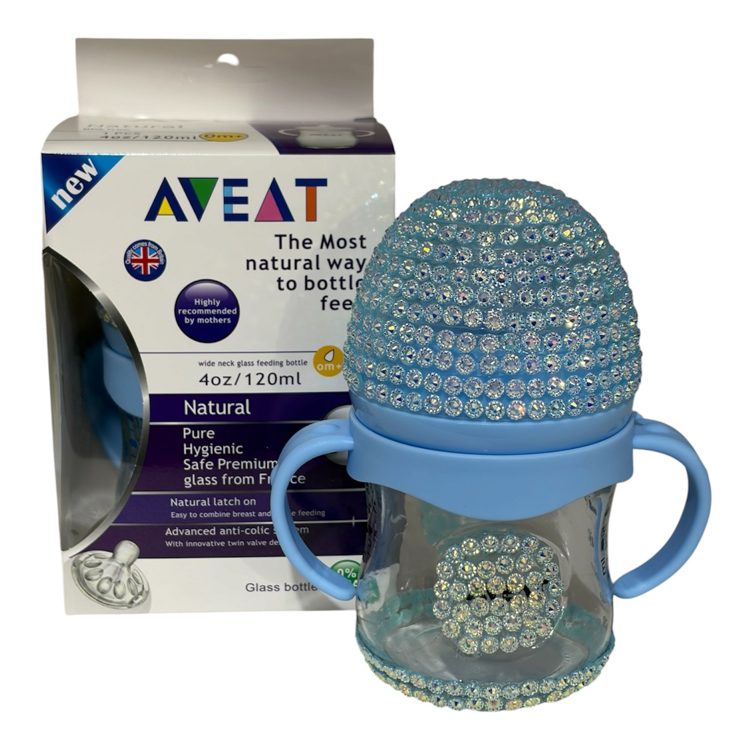Uşaq fincanı 48306684, 3 ay, şüşə, 120 ml