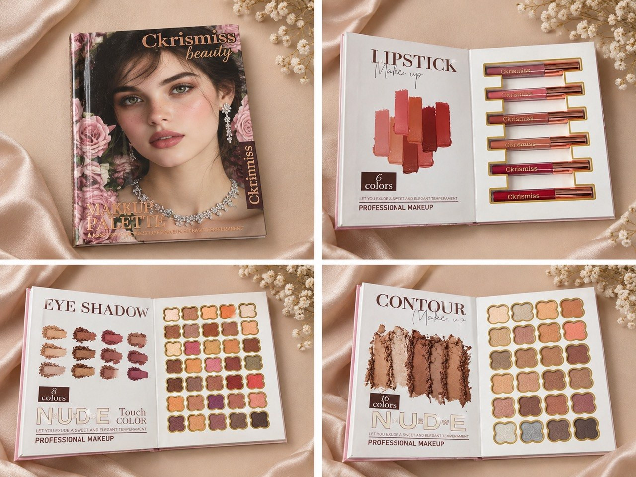 Dekorativ kosmetika dəsti üz üçün Ckrismiss Beauty