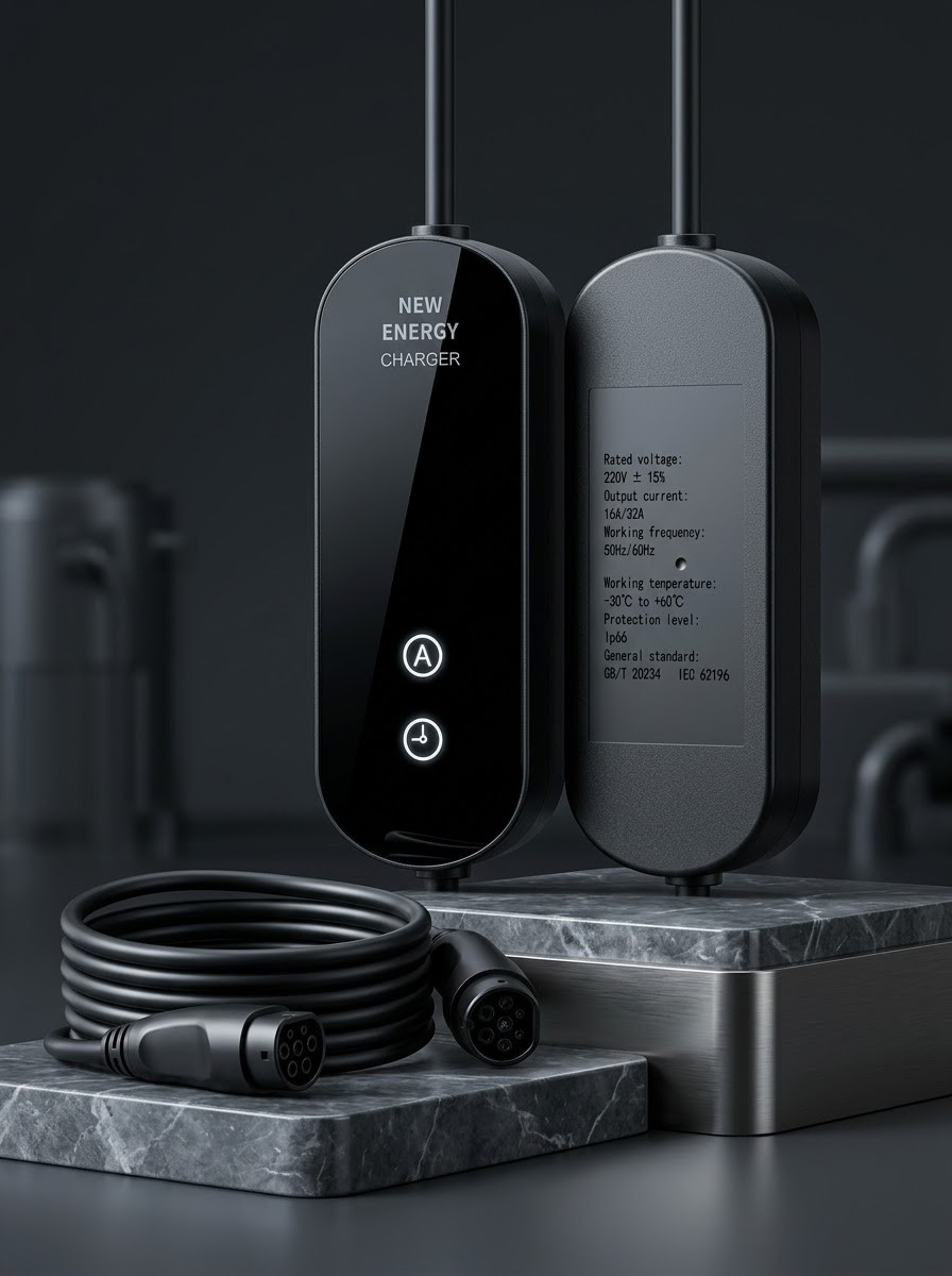 Elektromobil üçün portativ enerji toplama cihazı, 220 V, 16,32 A