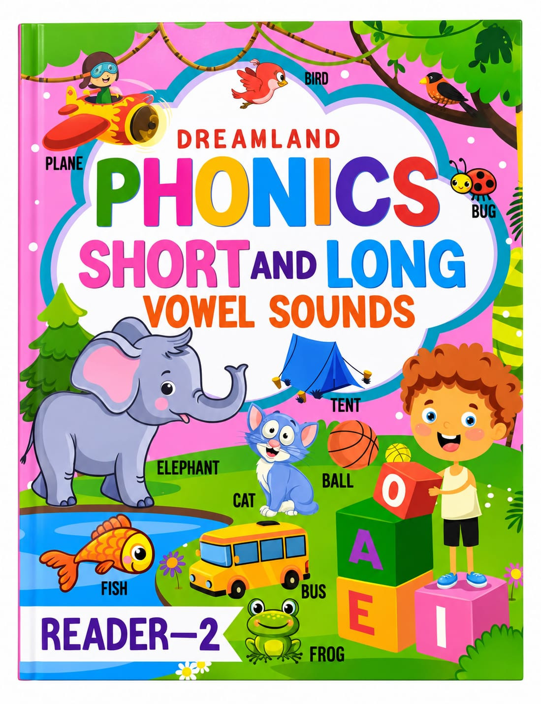 Kitab Dreamland Phonics Short and Long Vowel Sounds (Reader-2)