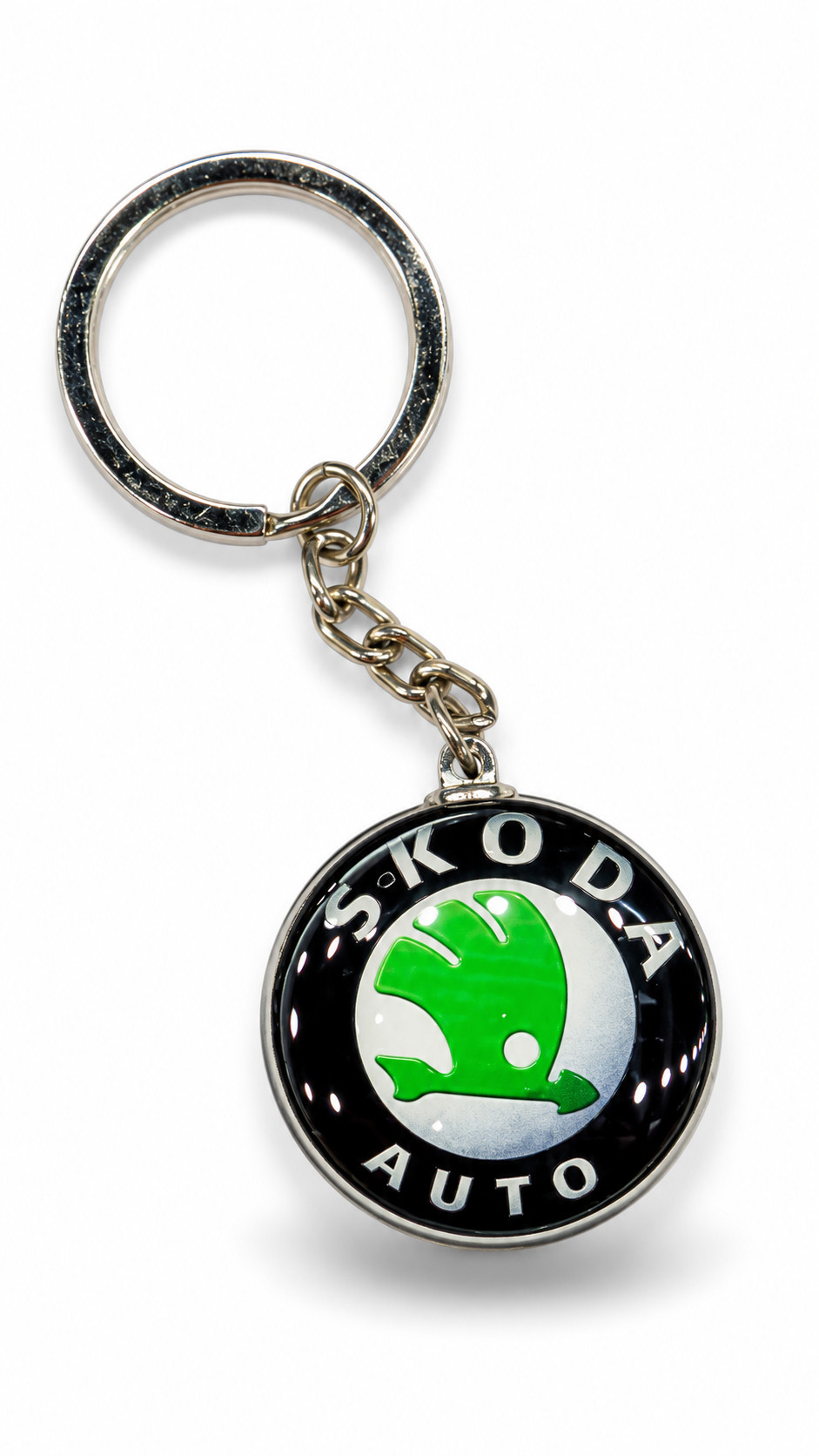 Brelok Skoda, şüşə, rəngbərəng, 50 mm