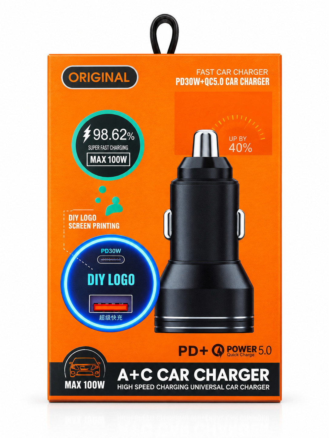 Avtomobil enerji toplama cihazı, Avtomobil alışqanı, USB 3.0 / Type-c 2 əd