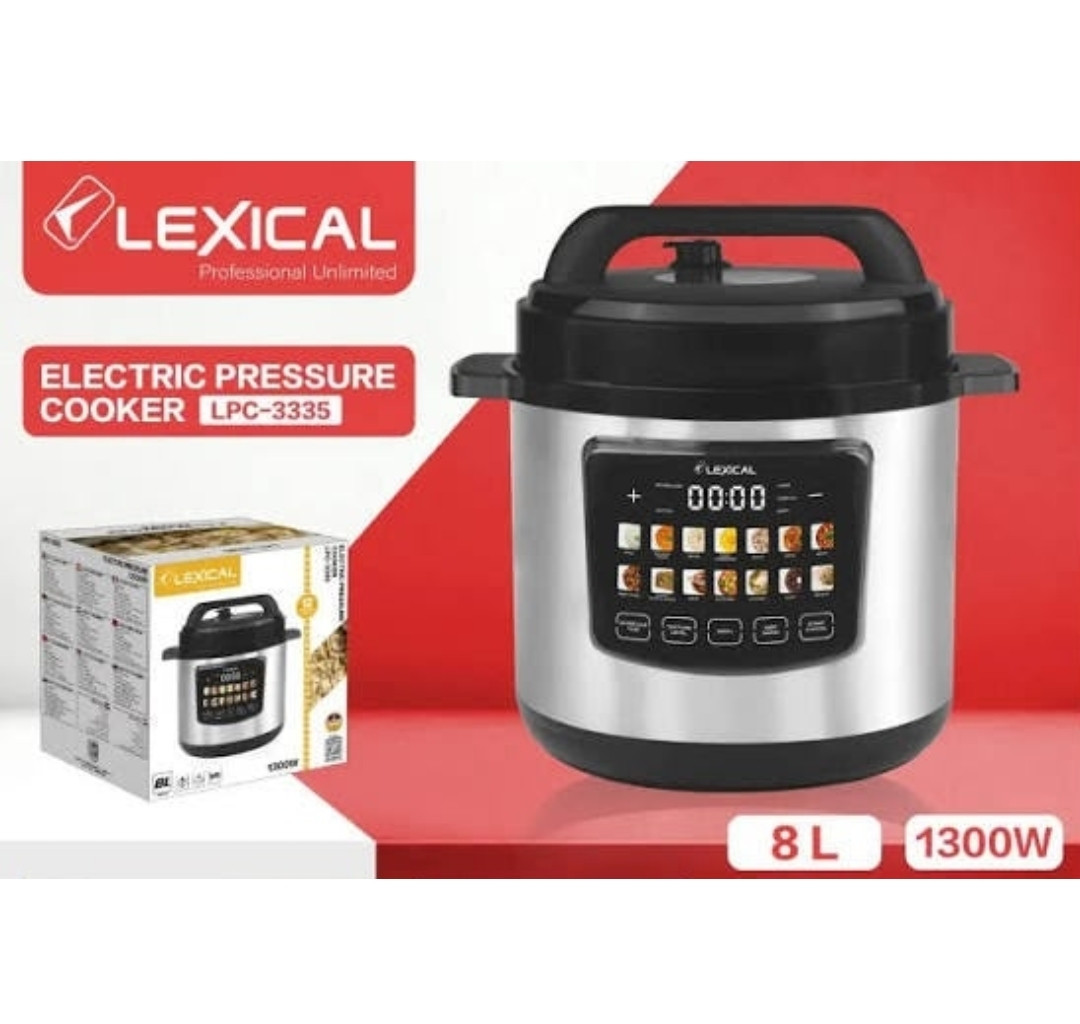Multibişirici Lexical LPC-3335, 8 L, 1300 Vt, Gümüşü, 8 avtomatik proqram