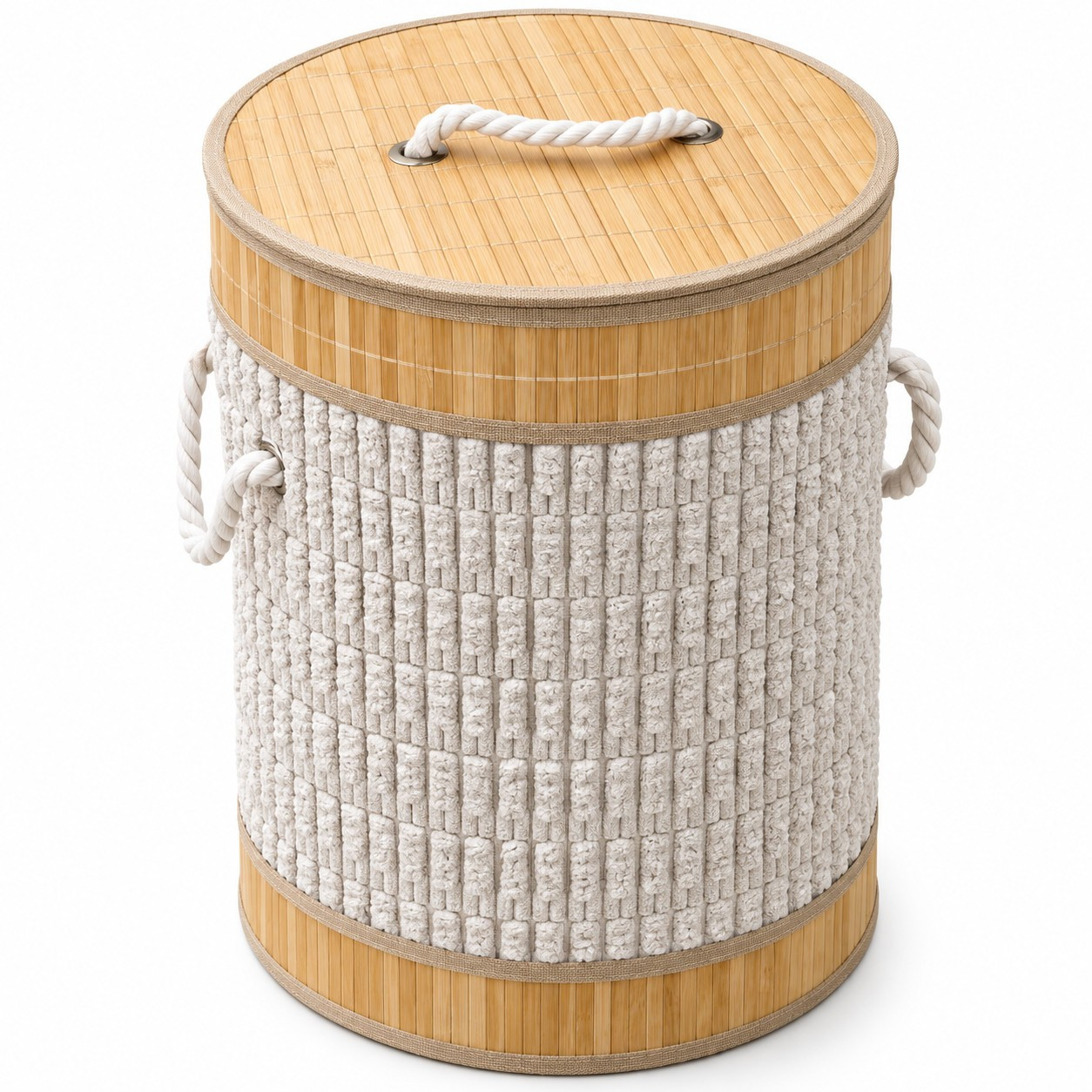 Çamaşır üçün səbət 4662, bambuk, 60 l