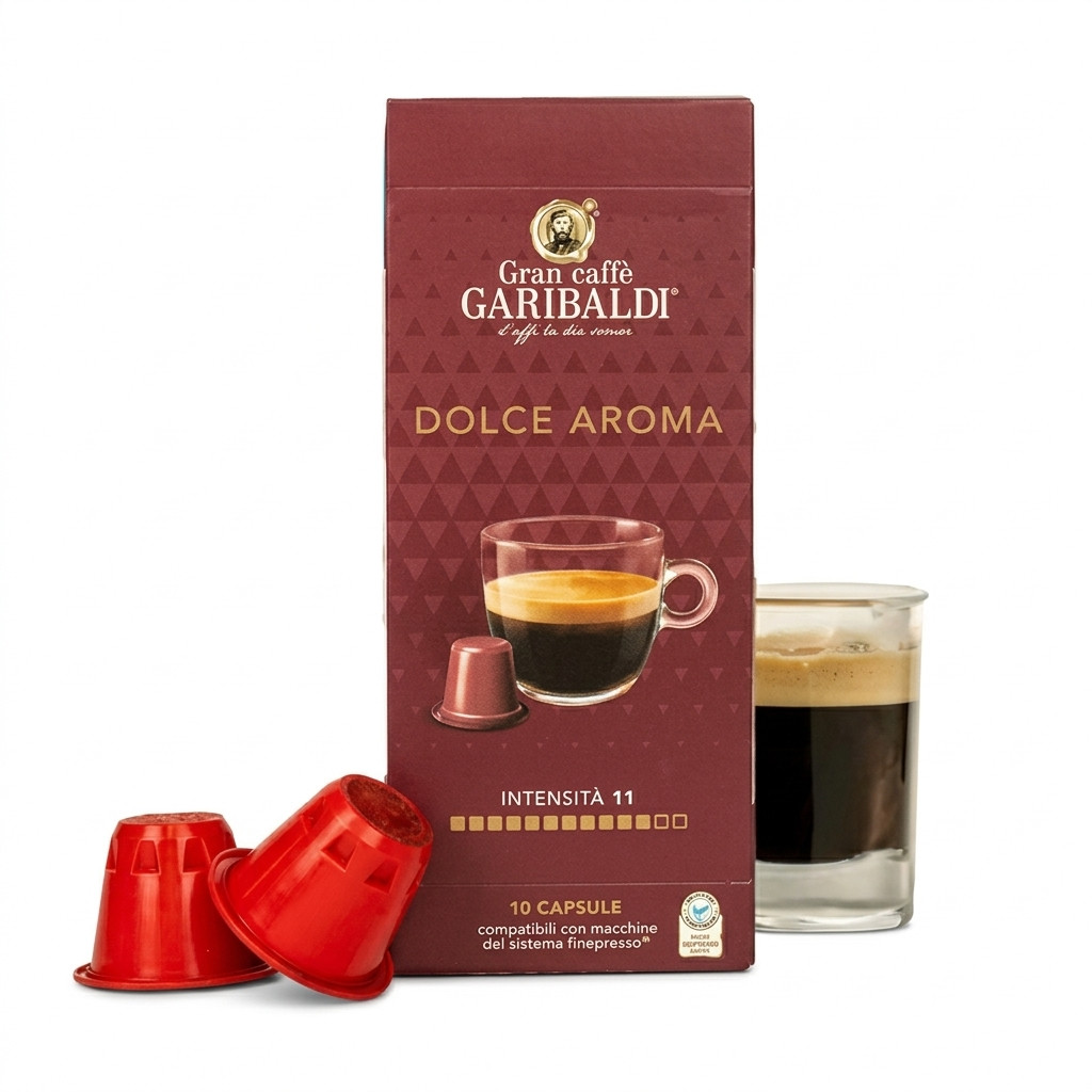 Kapsul qəhvə Gran Caffe Garibaldi Dolce Aroma Nespresso Compatible Espresso tünd