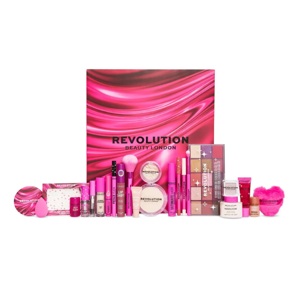Advent təqvimi Revolution Beauty London 2026, 24 əşya