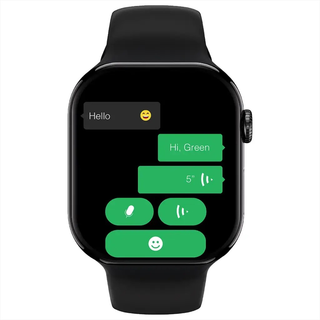 Ağıllı saat Green Lion Flex 46 Black, qara