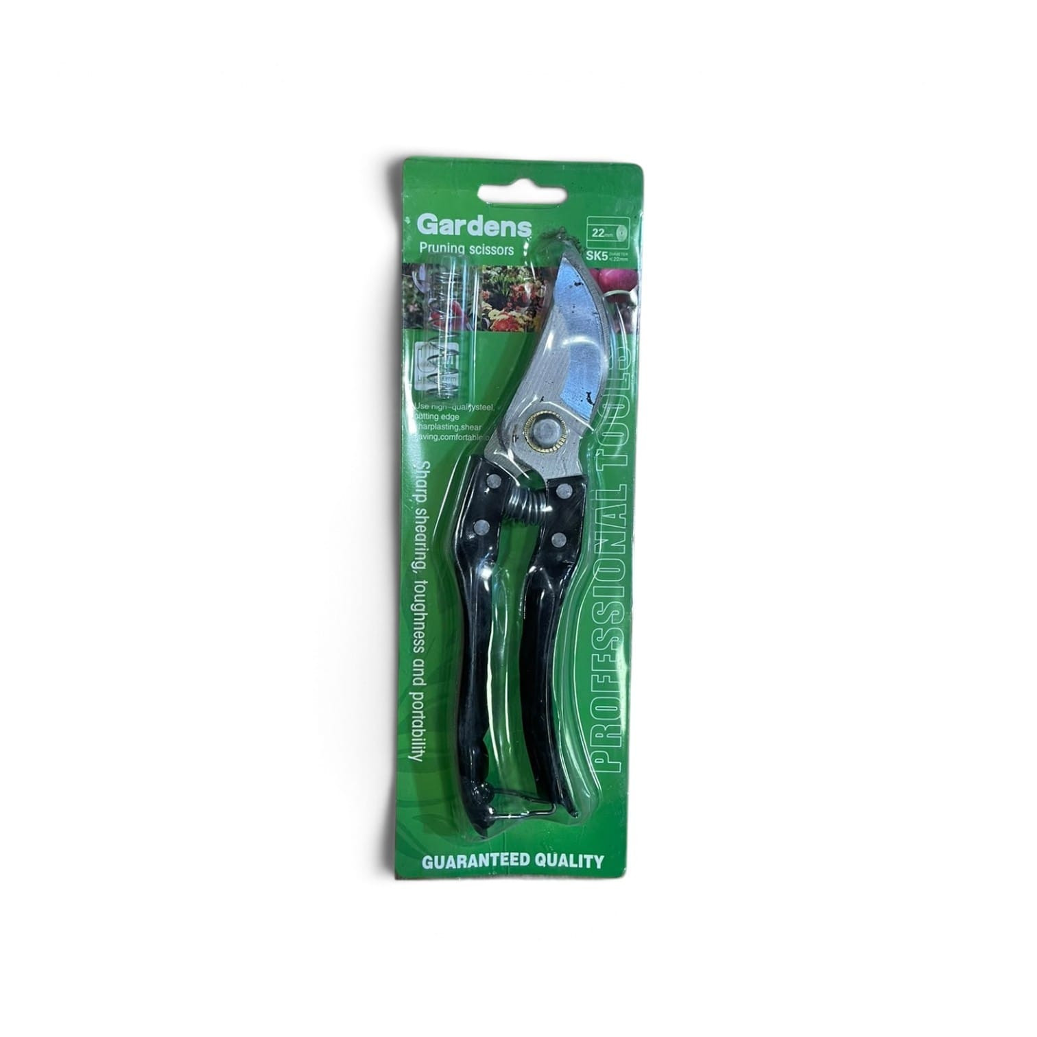 Bağban qayçısı bitkilər üçün metal 1 sm