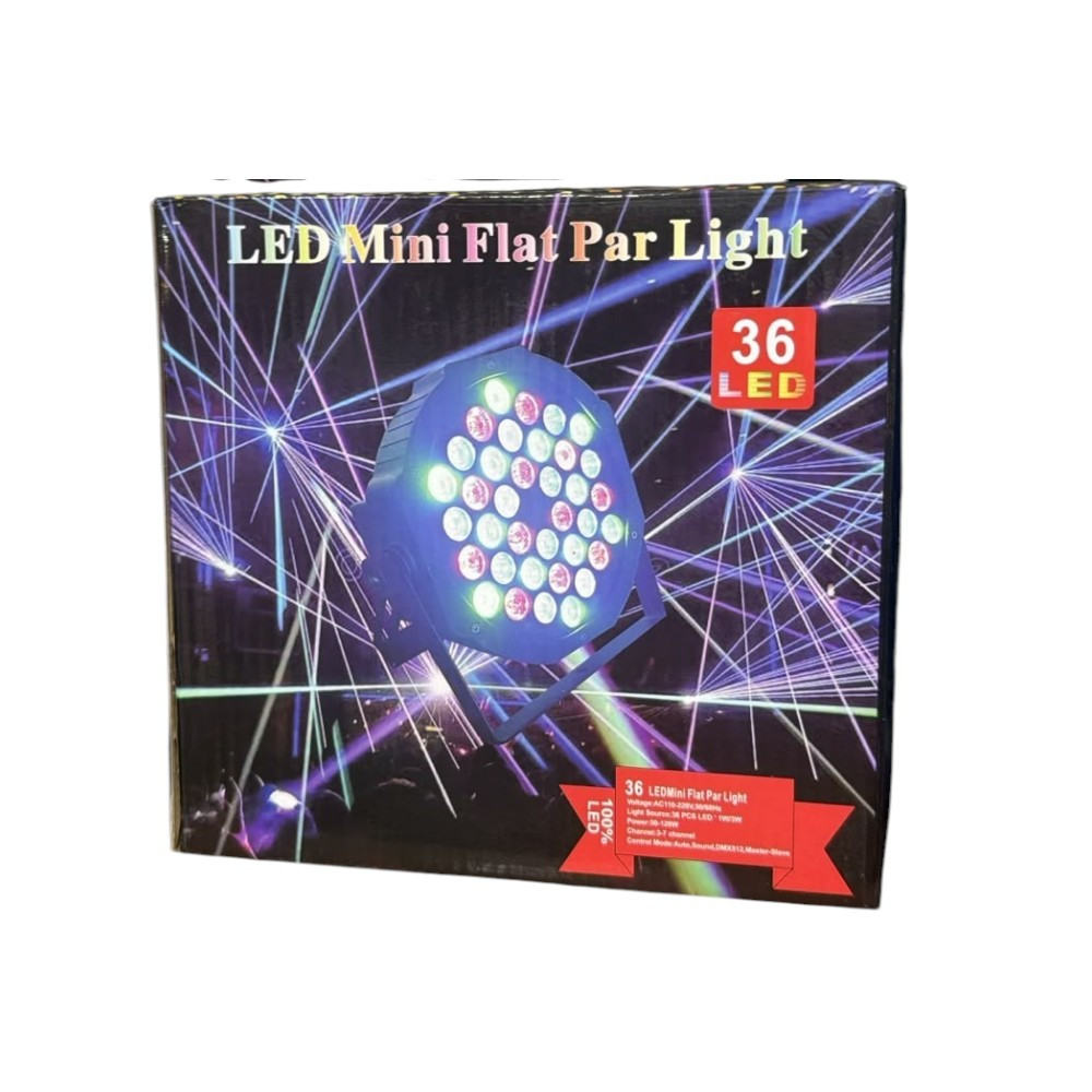 İşıq diodlu işıqlandırıcı, 36 LED, rəngbərəng