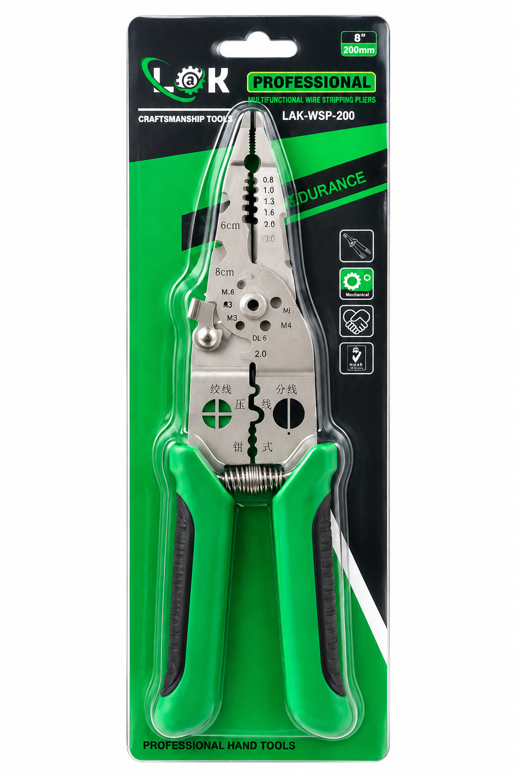 Kabel təmizləmə aləti LAK-WSP-200, Dielektrik örtük, Yaşıl