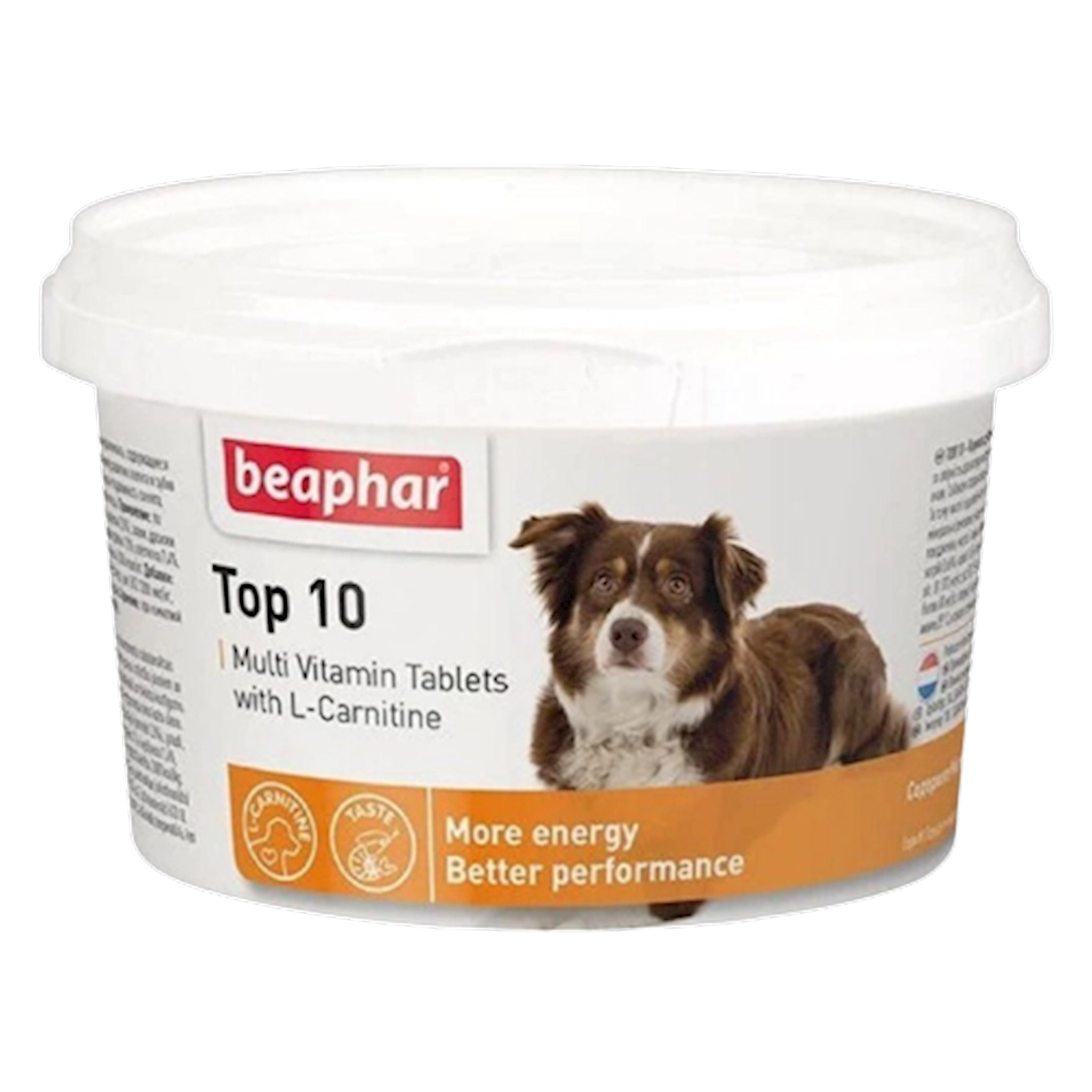 İtlər üçün multivitaminlər Beaphar Top 10 180 əd