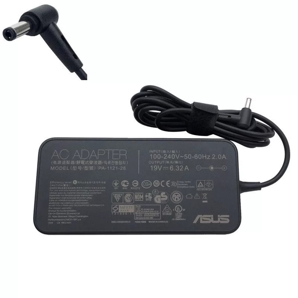 Noutbuk adapteri Asus PA-1121-28 120 W 5.5×2.5 mm qara