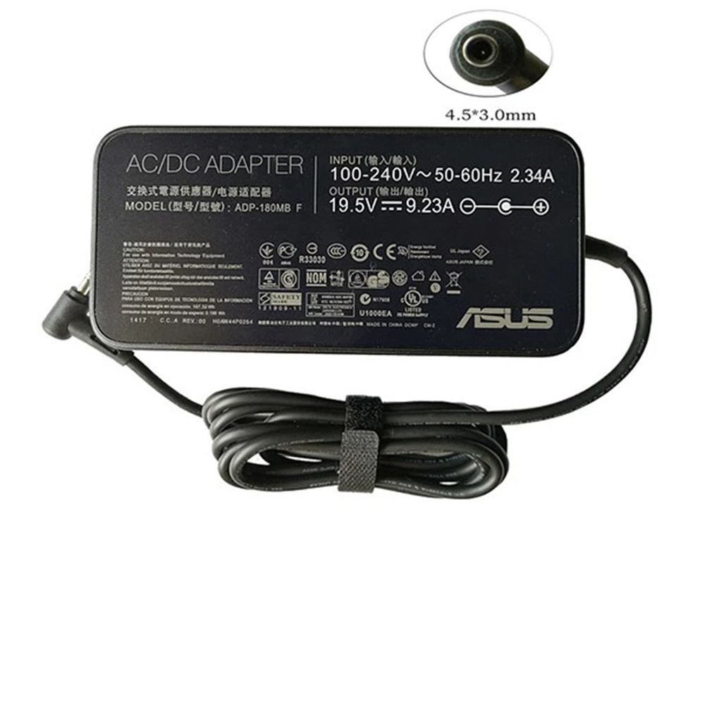 Notbuk üçün adapter Asus ADP-180MB F, Qara, 4.5x3mm