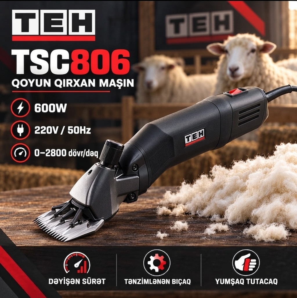 Tük qırxan maşın TEH TSC806