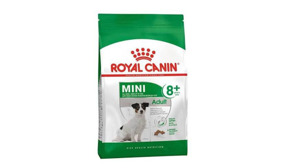 Quru yem Royal Canin, Mini Adult 8 yaşdan böyük, toyuq, paket, 2 kq