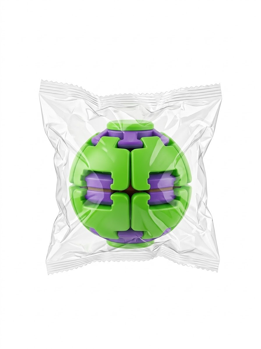 Antistress oyuncaq, 3+, plastik, yaşıl