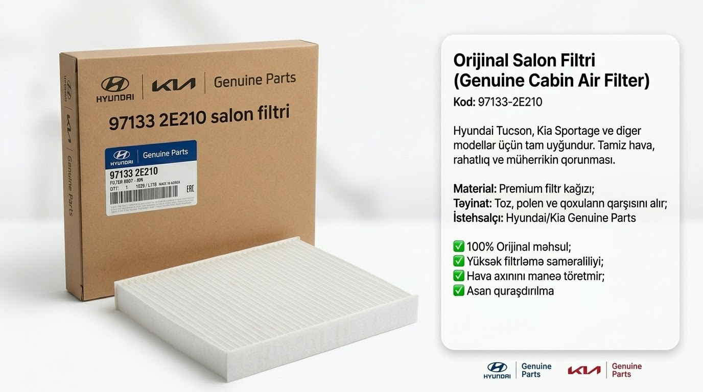 Salon filtri No brand, Analoq, Minik avtomobili, Kia Sportage (SL) 2011-2016