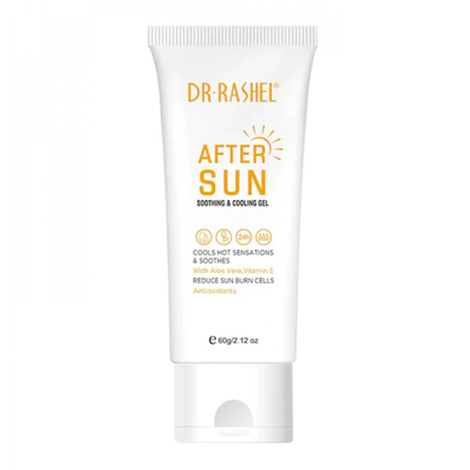 Sakitləşdirici və sərinləşdirici gel Dr.Rashel After Sun Soothing and Cooling Gel, aloe vera və vitamin E ilə zəngin, 60 qr