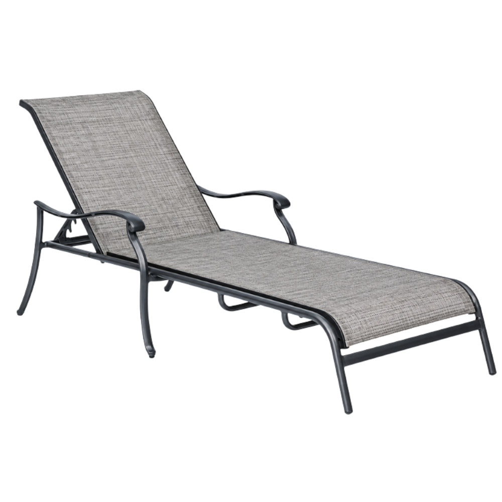 Şezlonq poliester 159.5 sm boz