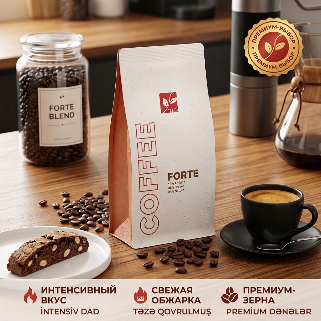 Qəhvə dənələri Coffee Tea Việt Nam Forte, 500 q