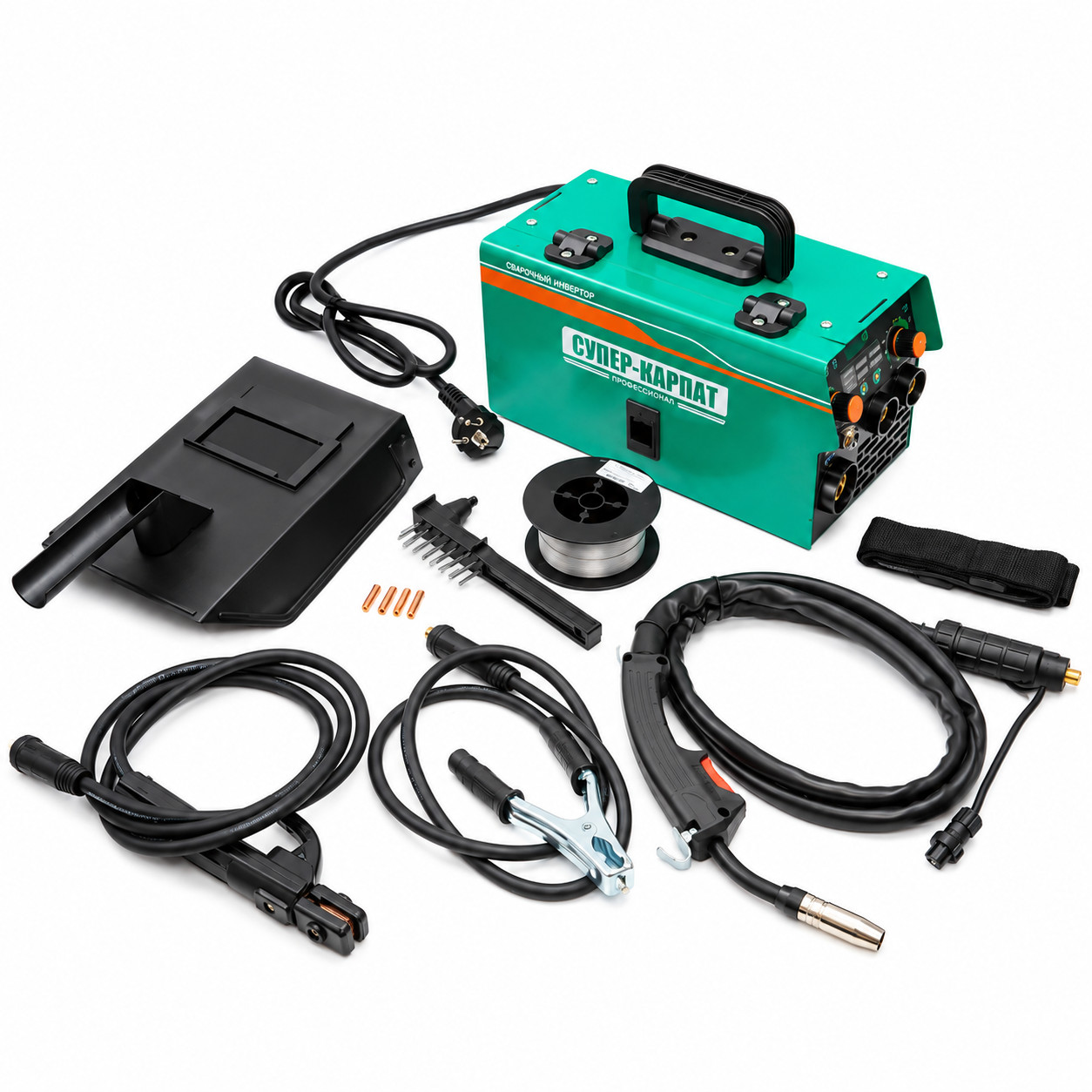 Qaynaq aparatı Супер-Карпат KWMIG-350, Kontakt qaynaq/Elektrik qaynağı, Metal qaynağı üçün, 350 Vt