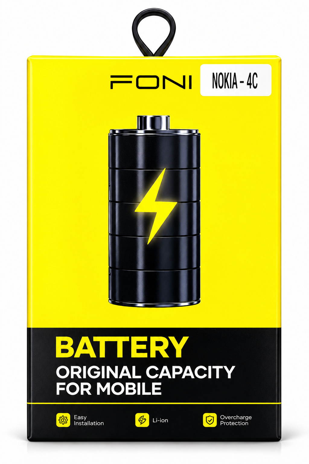 Akkumulyator Foni Nokia BL-4C üçün, 890 mAh, Li-Ion