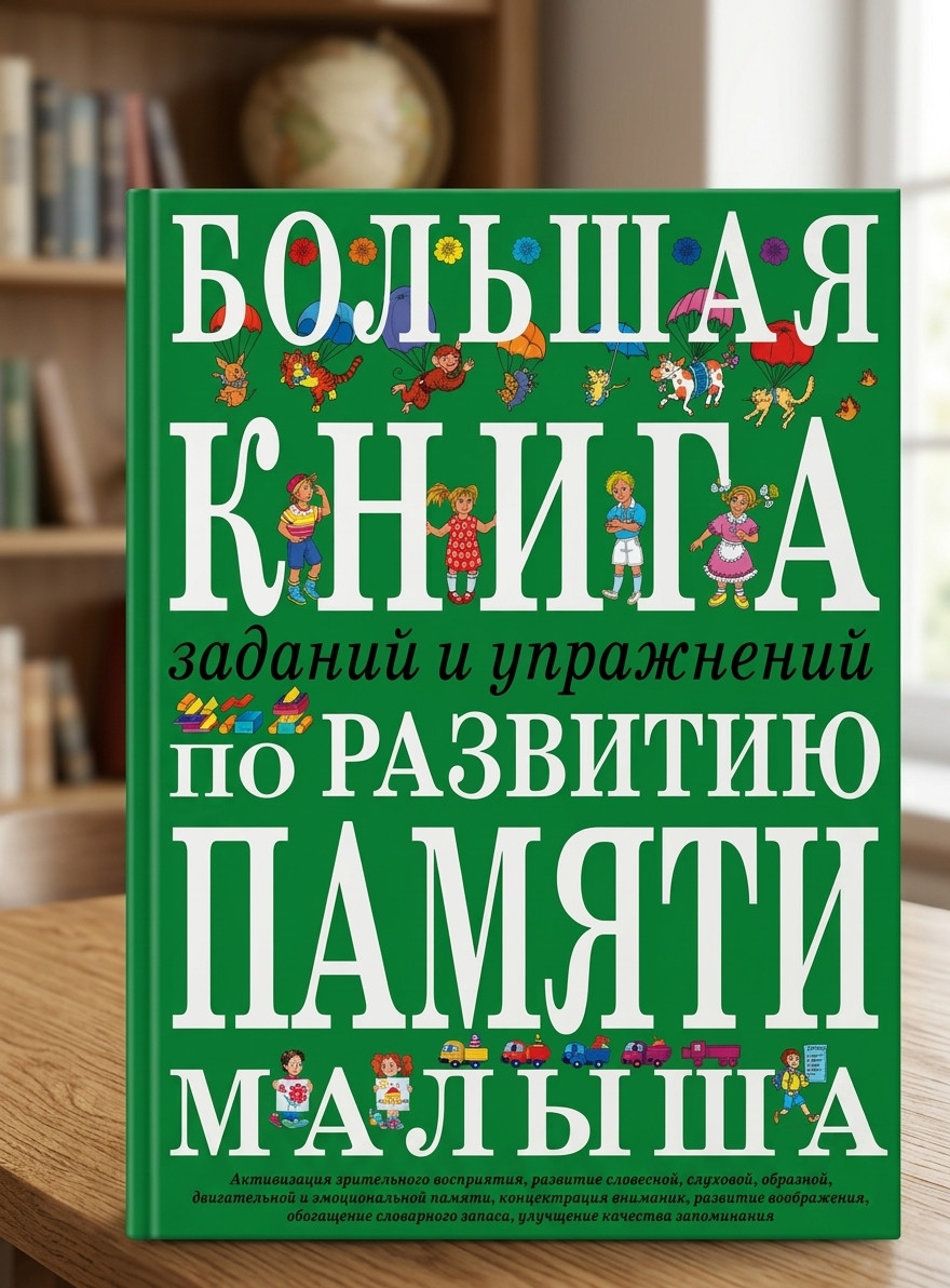 Kitab Эксмо Большая книга заданий и упражнений по развитию памяти малыша, müəllif И. Светлова