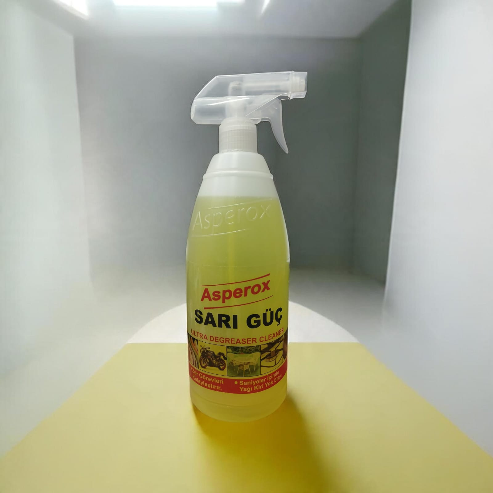Sprey Asperox Guc-UltraDegreaser Cleaner, mətbəx üçün, 1000 ml, limon