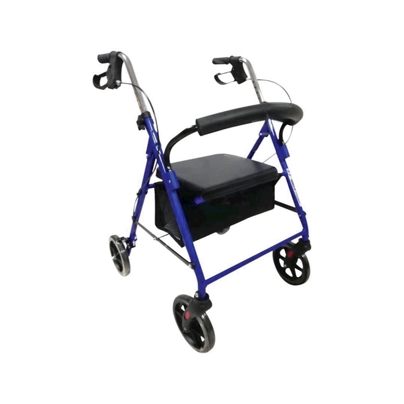 Rollator ABC TECS AL08, alüminium, qara