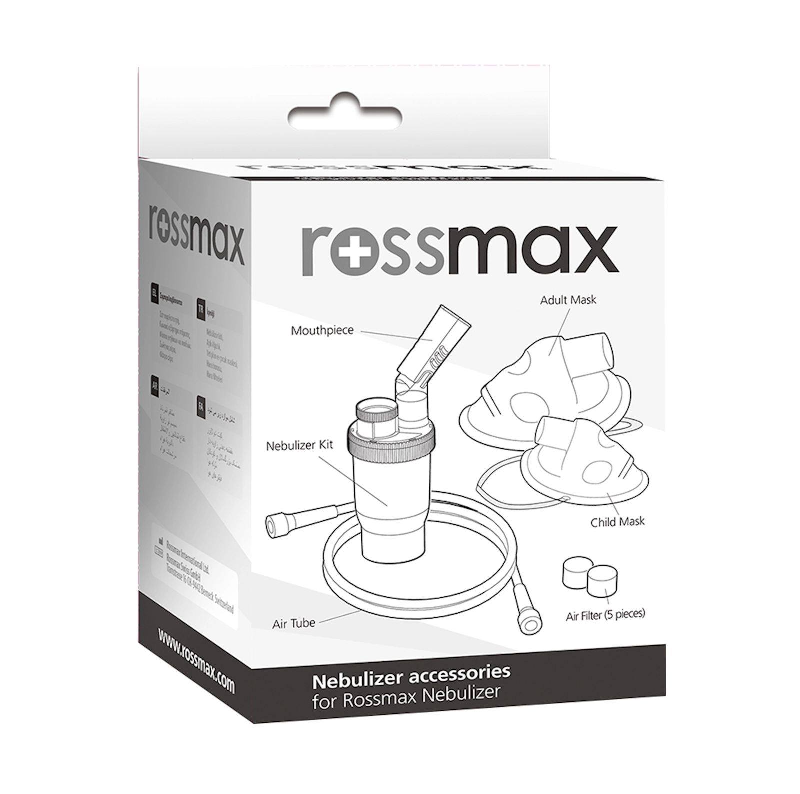 Nebulayzer üçün aksesuar dəsti Rossmax N1-VAT