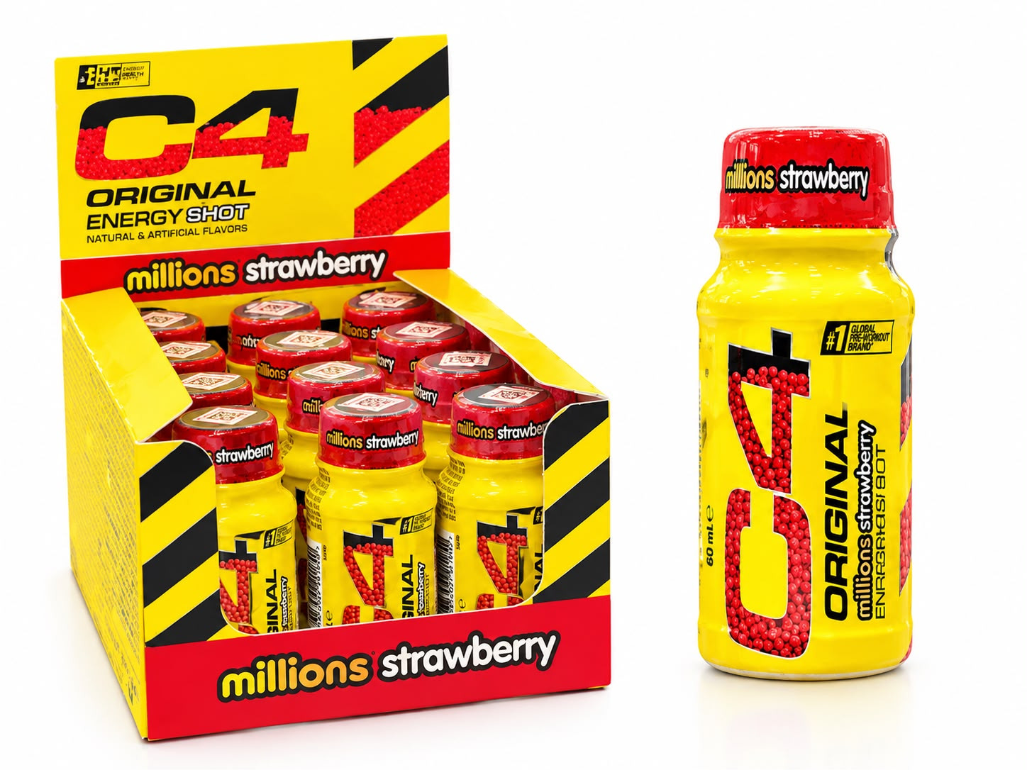 İdman enerji içkisi Cellucor C4 Millions Strawberry, 60 ml