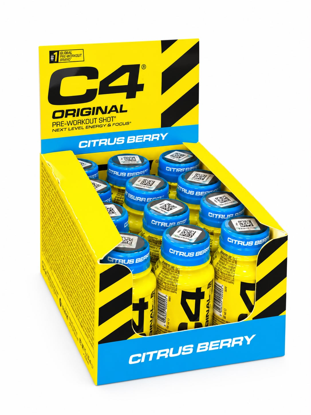 İdman enerji içkisi Cellucor C4 Pre-workout shot Citrus Berry, 60 ml