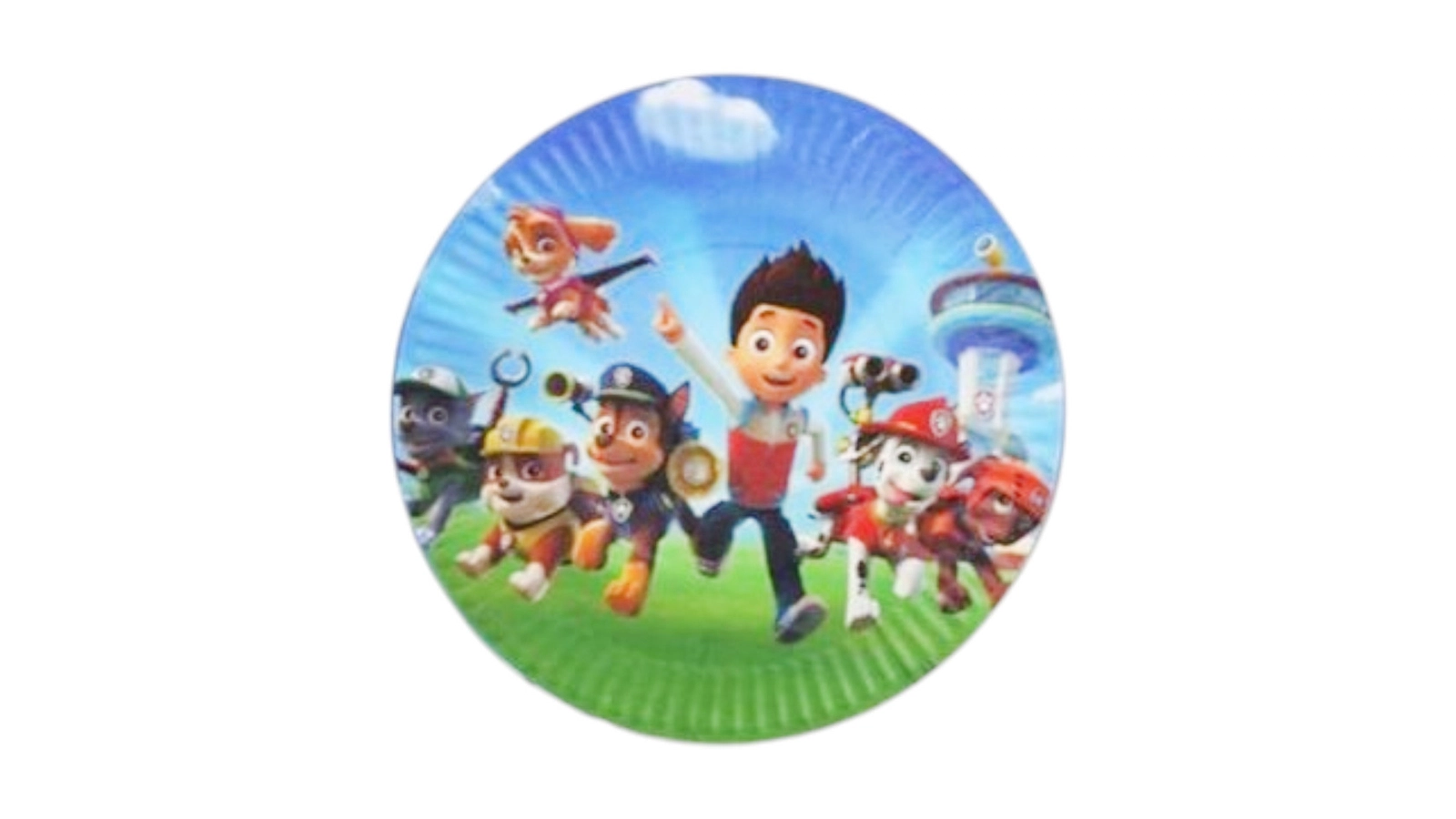 Boşqab dəsti Paw Patrol, plastik/karton, 23 sm, 10 əd