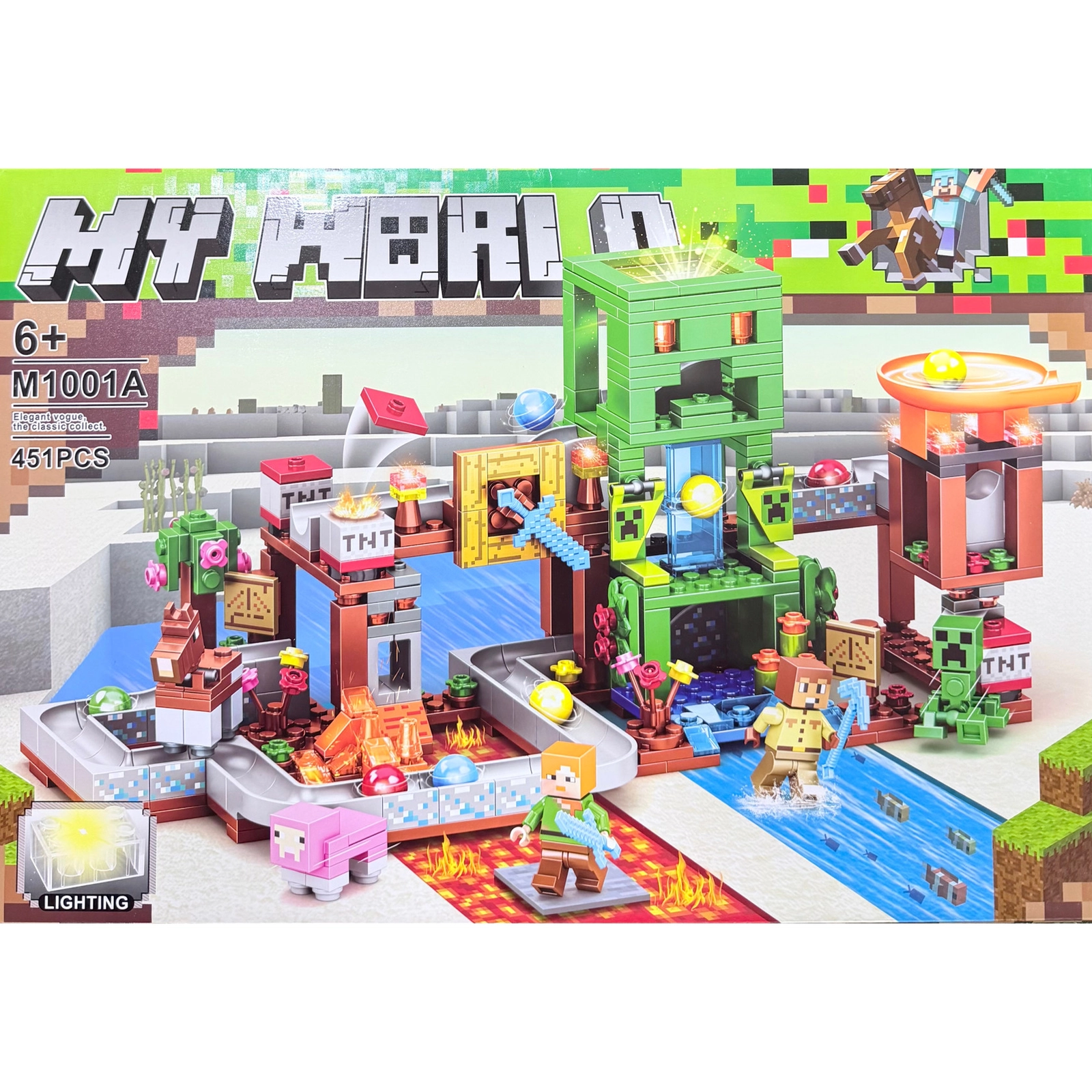 Blok konstruktoru LB+ Minecraft, 451 element