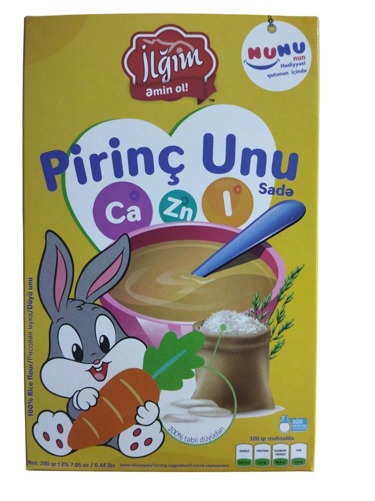 Düyü unu İlğım, 200 q