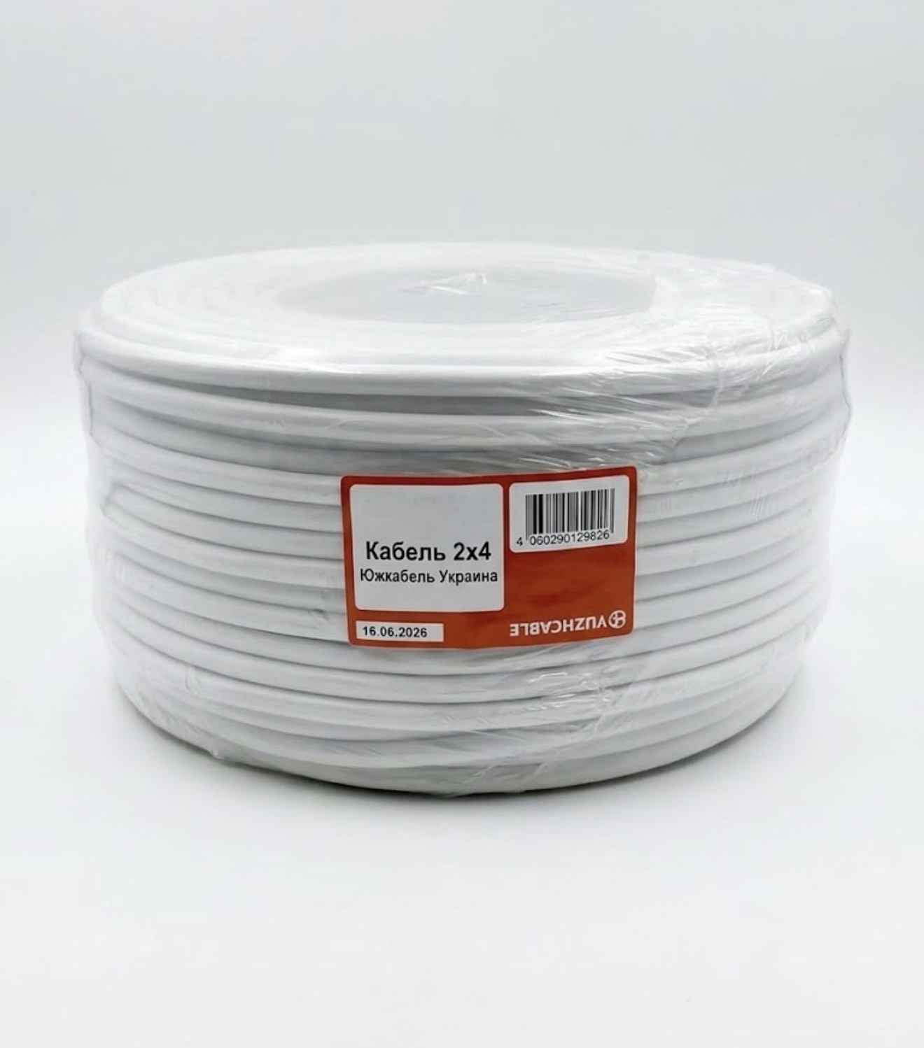 Güc kabeli, PVC, 2 damar, 4 mm², mis