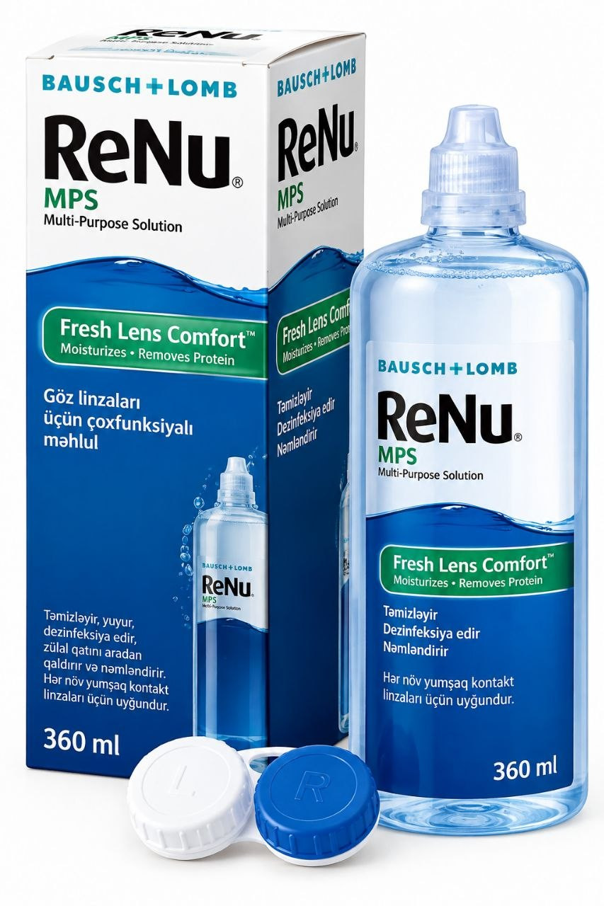Kontakt linzalar üçün həll ReNu MPS, 360 ml