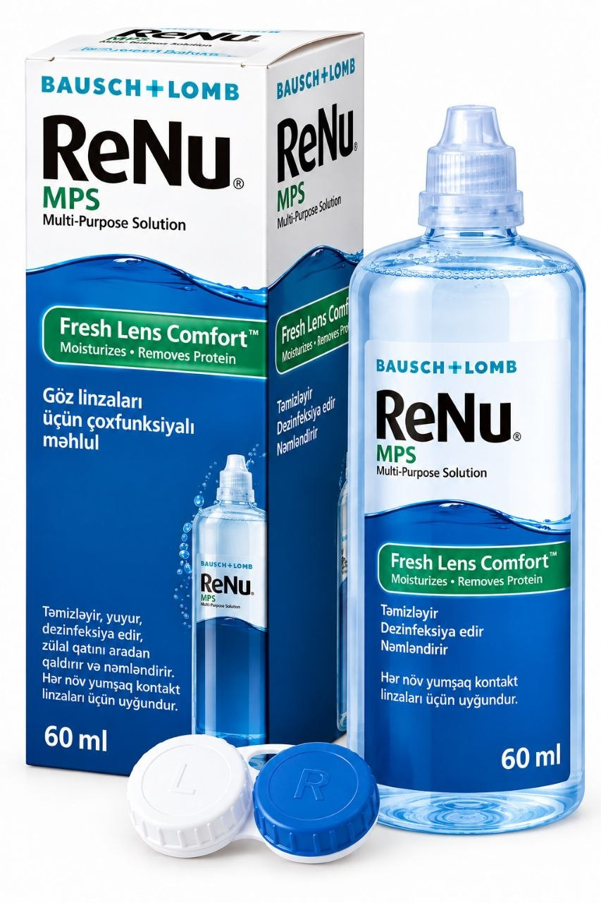 Kontakt linzalar üçün həll ReNu MPS, 60 ml