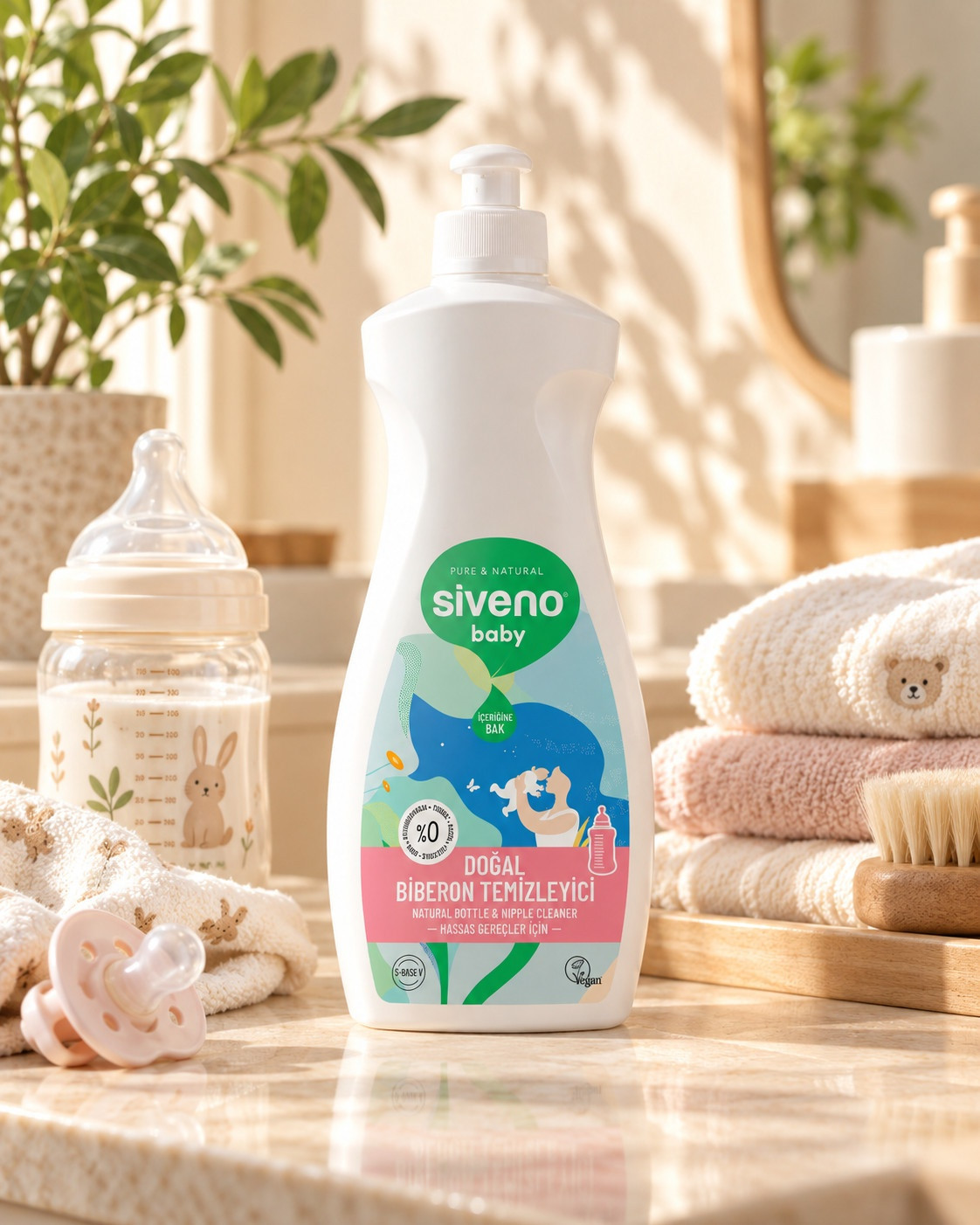Uşaq qab-qacağının yuması üçün vasitə Siveno, 500 ml