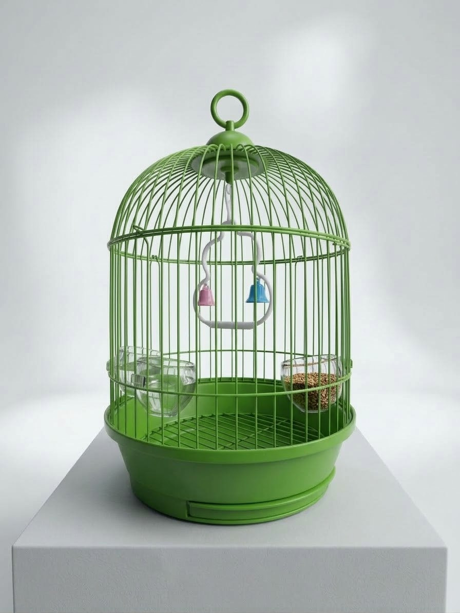 Qəfəs quşlar üçün DS2398, plastik/metal, 32x28 sm