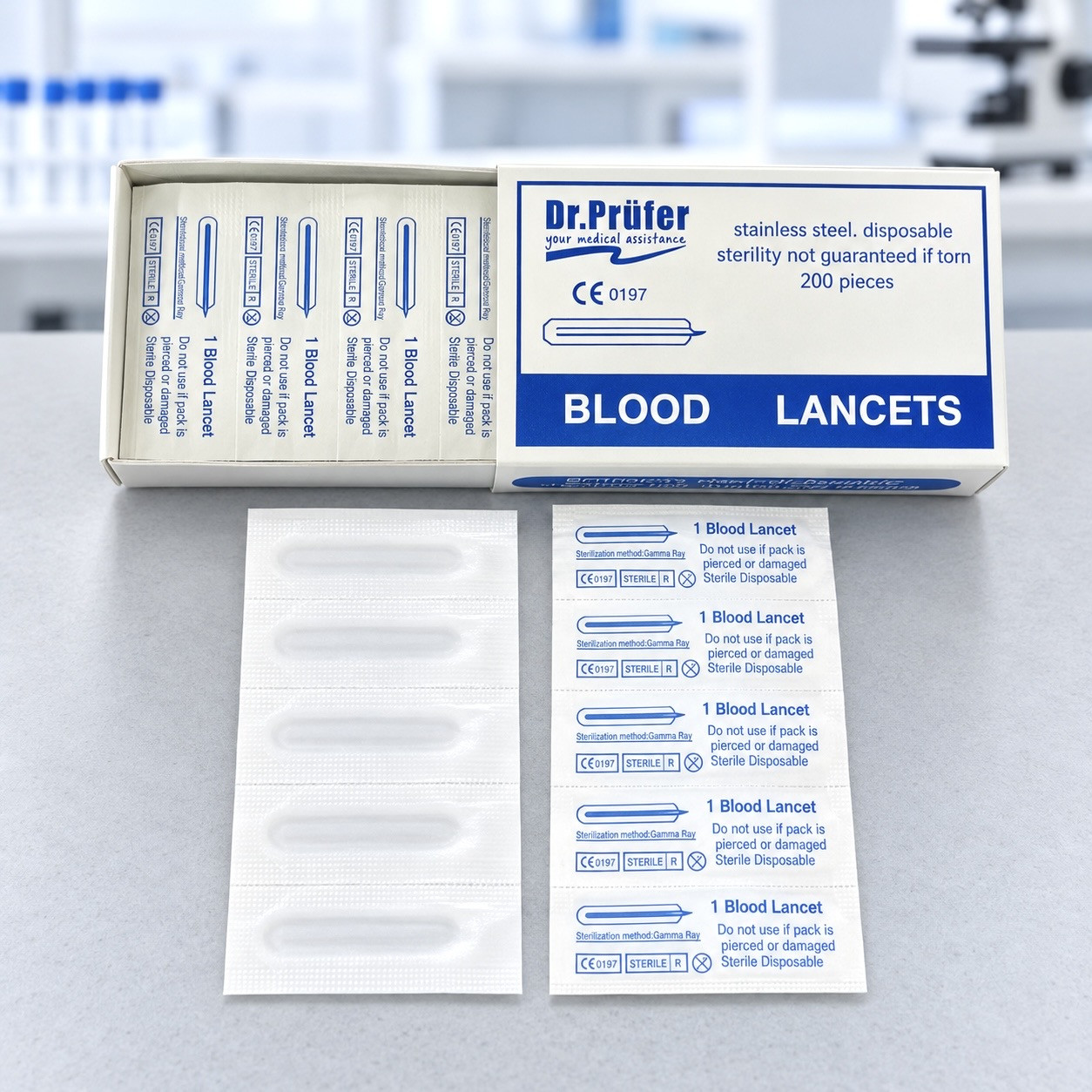Lansetlər Dr.Prüfer, 200 əd